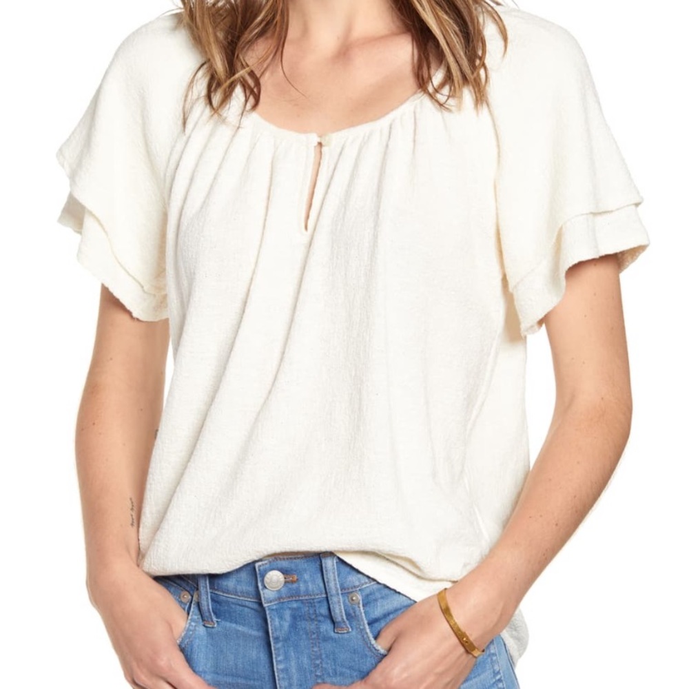 M a d e w e l l • Flutter sleeve tee